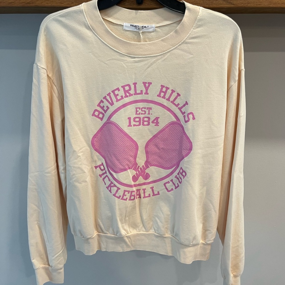 Project Social T Pickleball Sweatshirt NWT